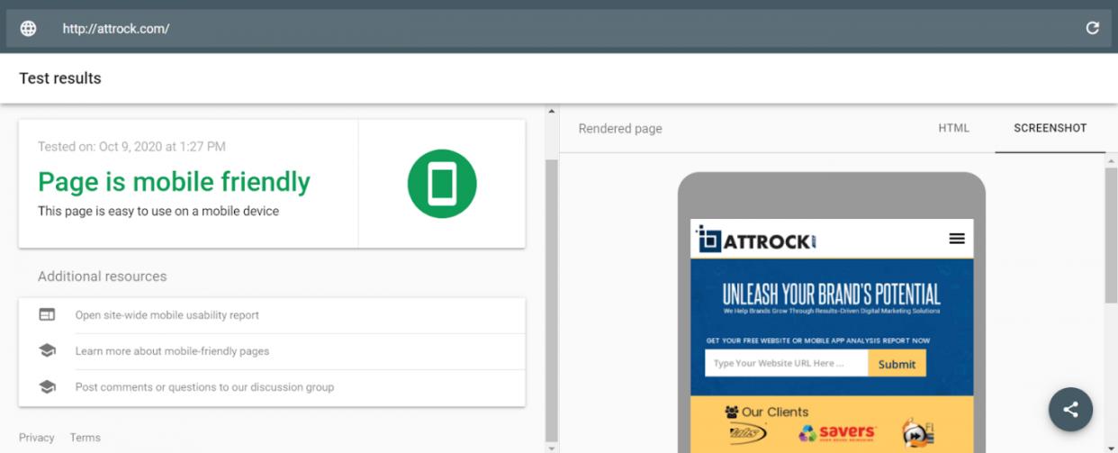 Image via Google’s Mobile-Friendly Test Tool
