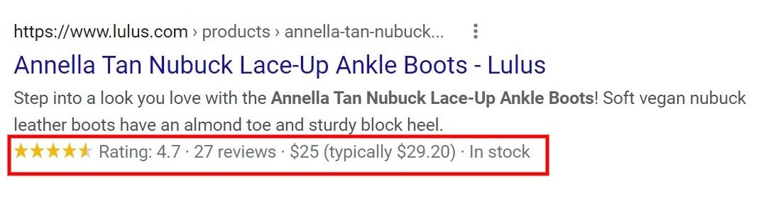 Common rich snippets