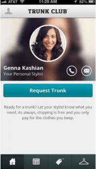 Trunk Club best mobile app marketing