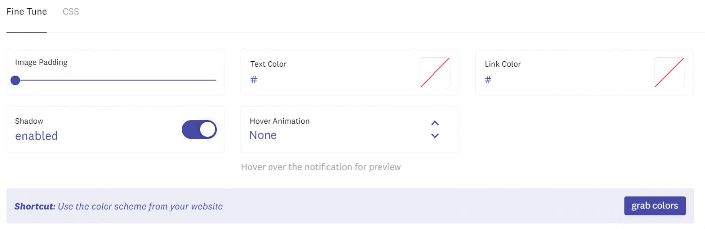Fine-Tune Feature