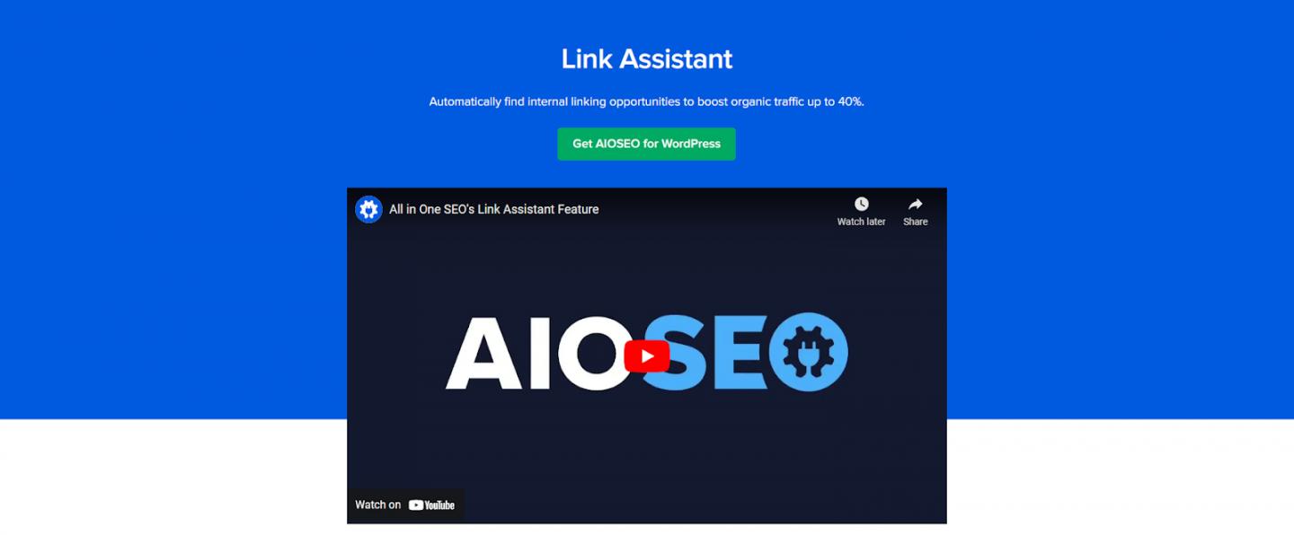Link Assistant - AIOSEO