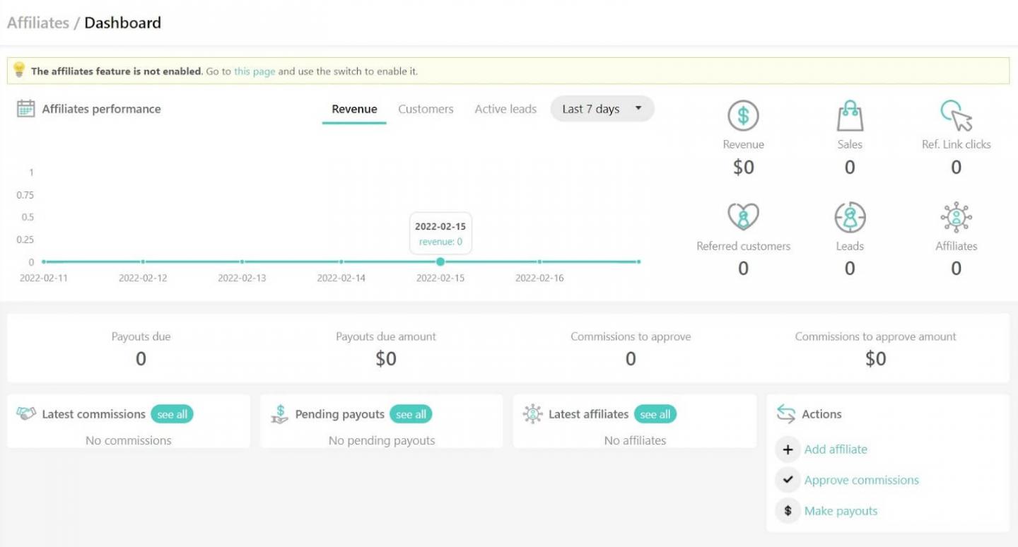 Affiliate Management