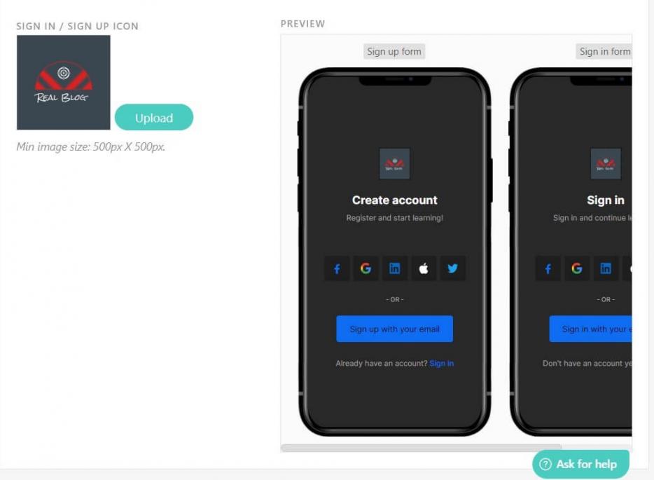 LearnWorlds Site Builder