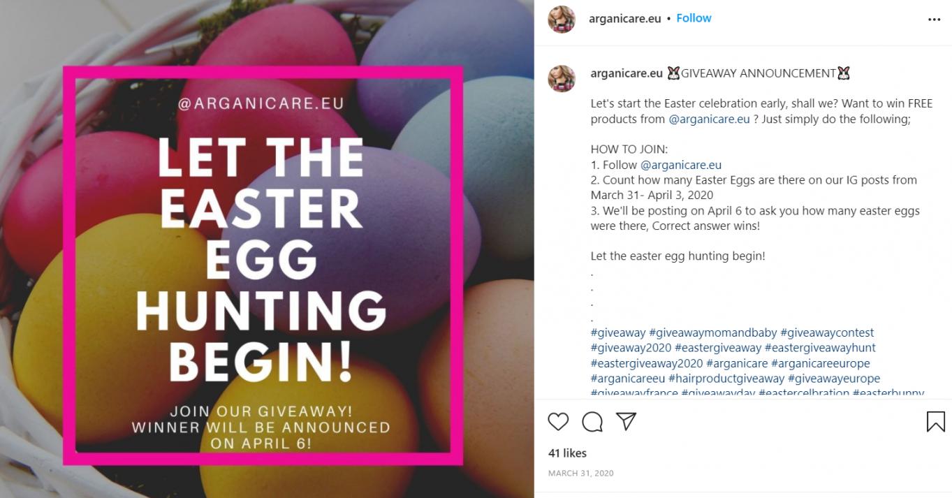 Organize a Virtual Easter Egg Hunt on Social Media