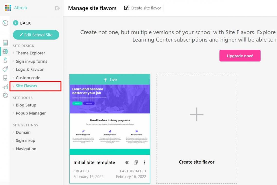 Site Preview and Iterations