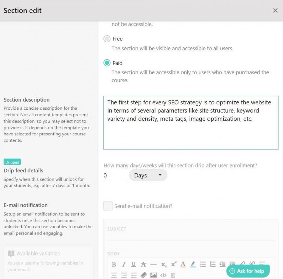 online course platform