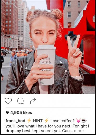 engaging Instagram caption