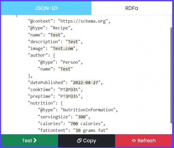 recommend JSON-LD