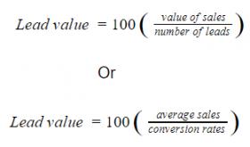 Lead Value Formula
