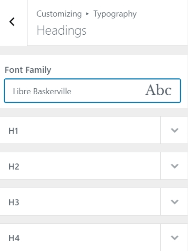 Customize fonts