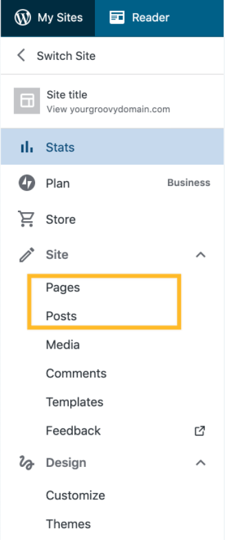 Website Pages