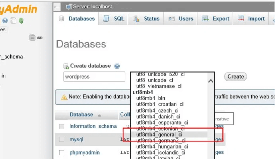 phpMyAdmin 1