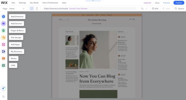 wix-template-editor