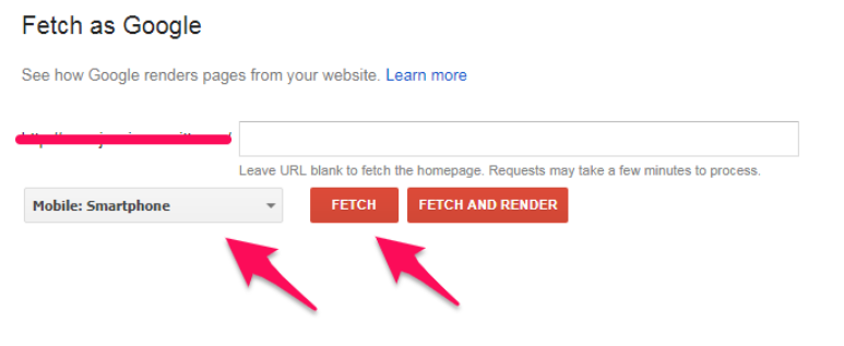 Fetch button