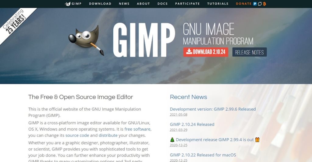 gnu image manipulation program mac