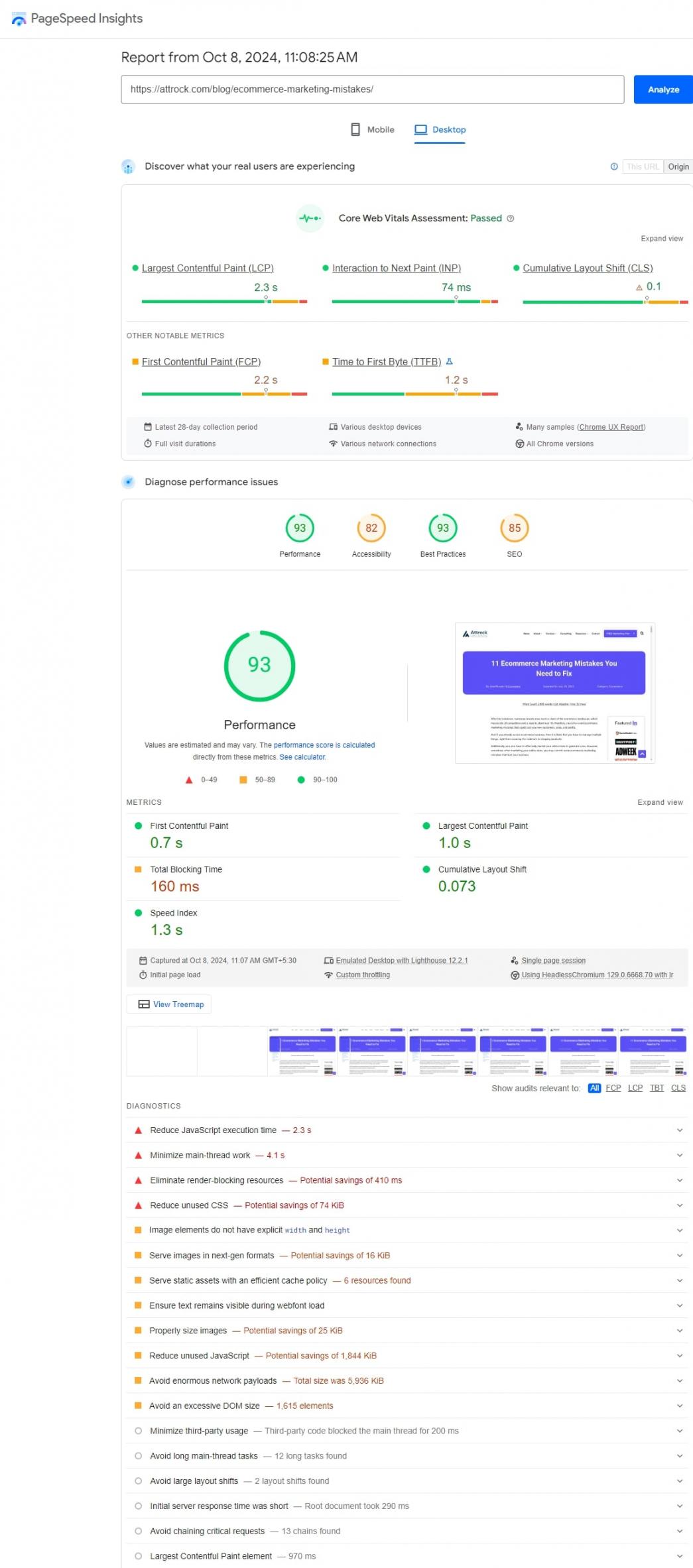 PageSpeed-Insights