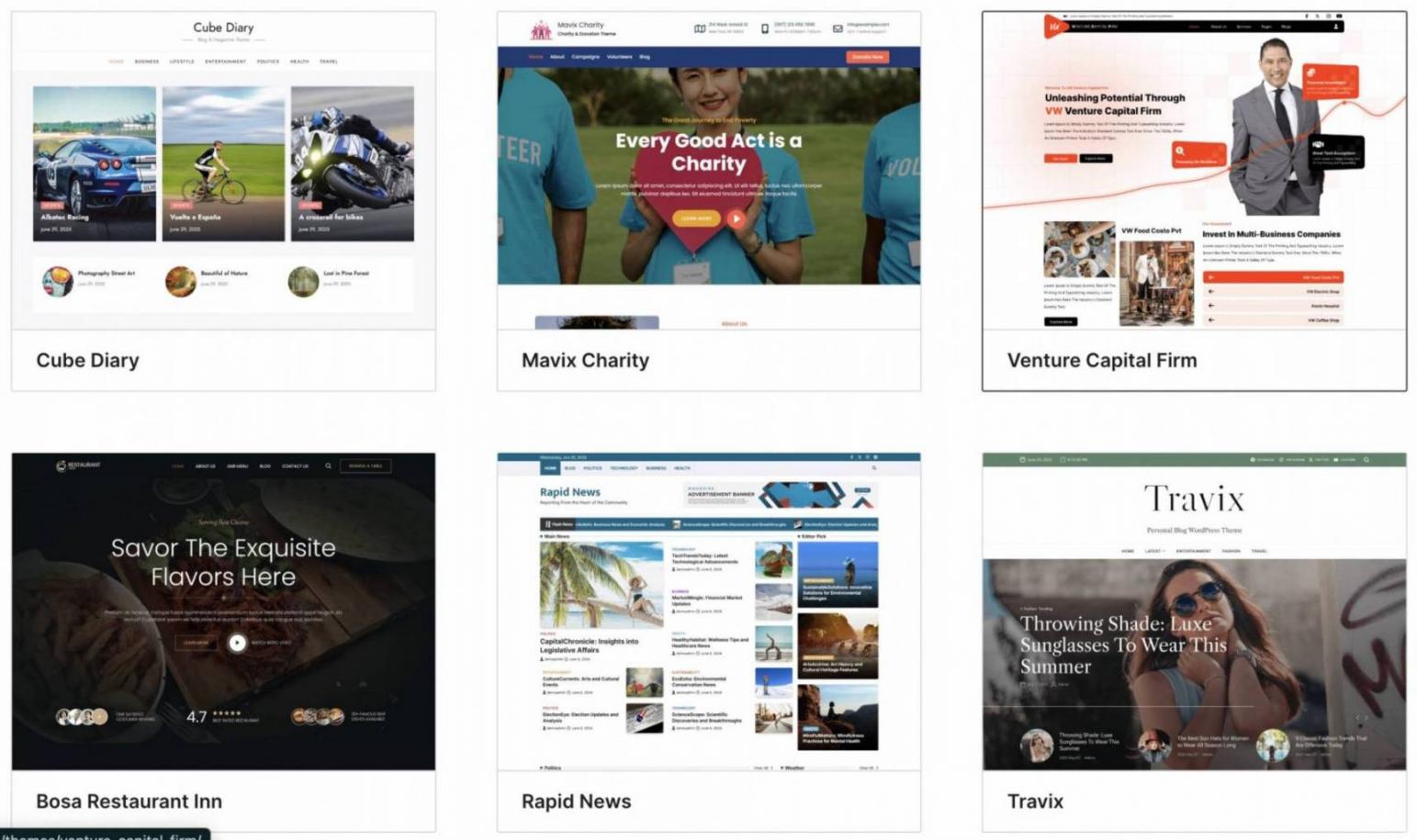 blog themes