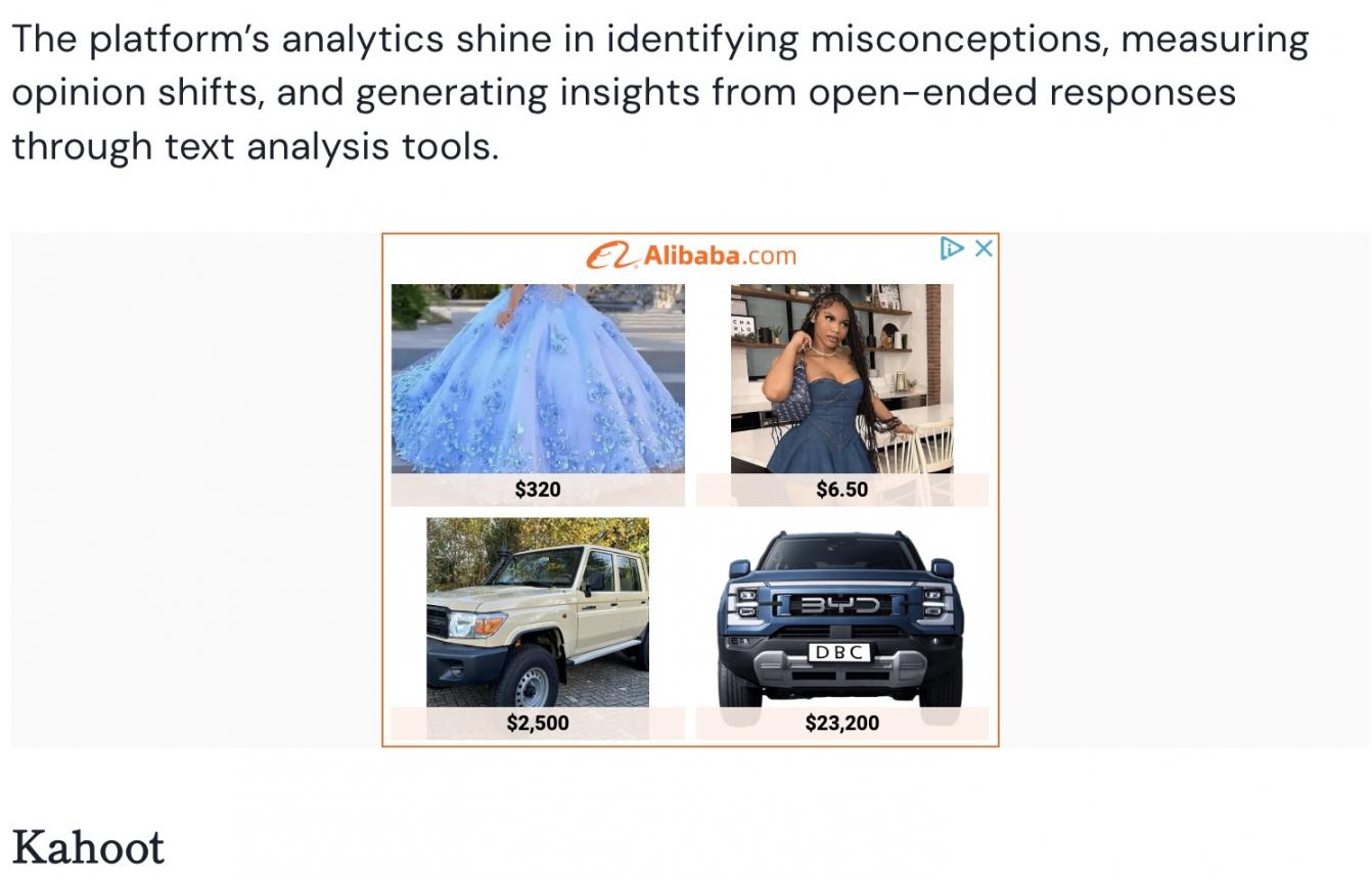 in article ads
