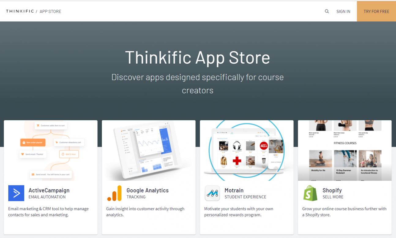 Thinkific App Store