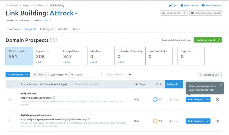 Link Building Tool