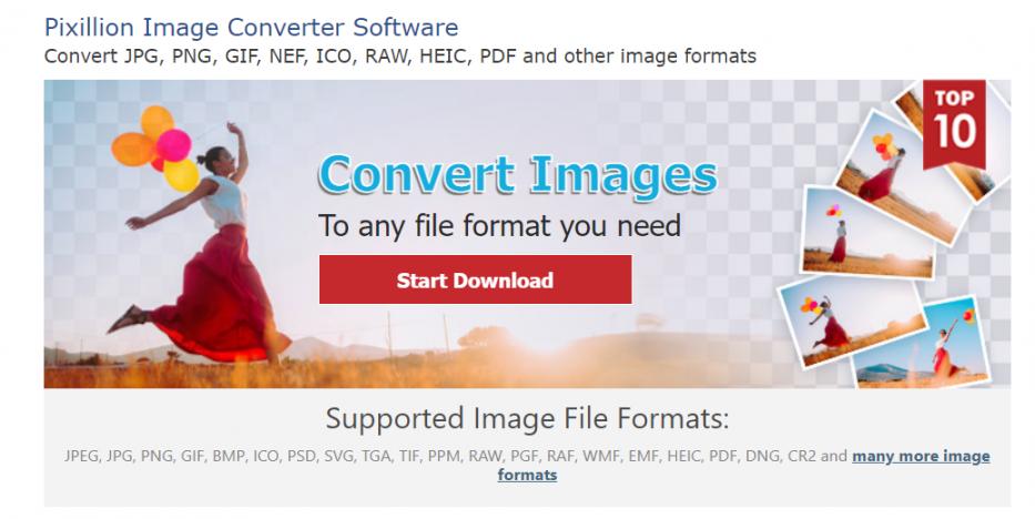  Pixillion Free Image File Converter - Convert JPG, PDF, PNG, GIF,  and Many Other File Formats [Download] : Software
