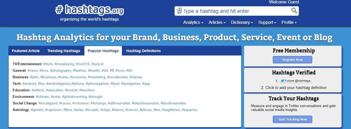 Hashtags.org