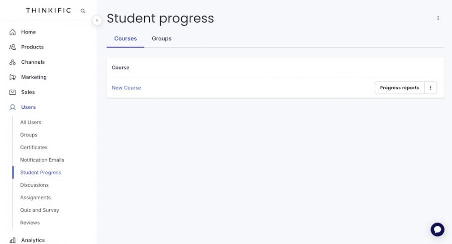 student progress