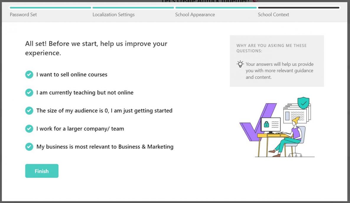 Setting Up the Online School 2