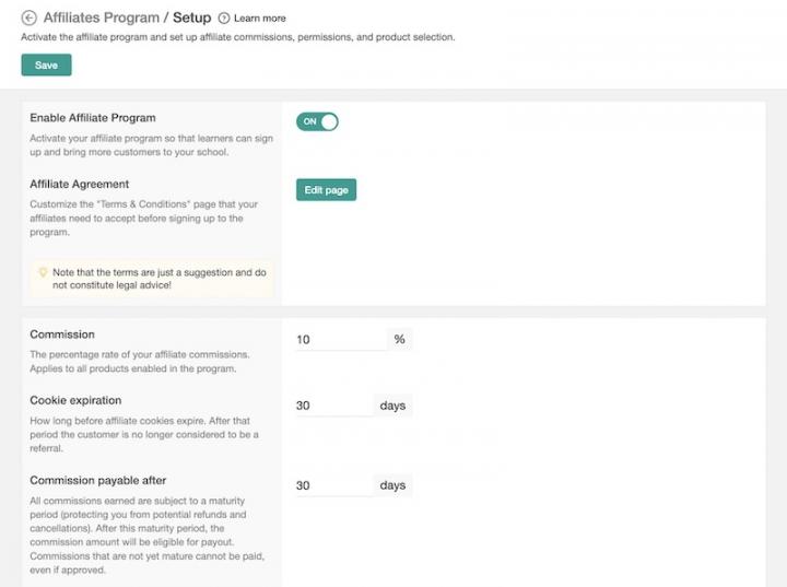 affiliate program