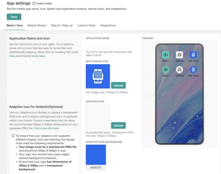 app icon