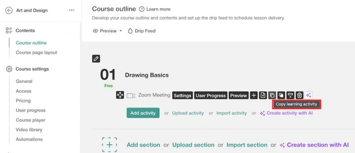 copy activity