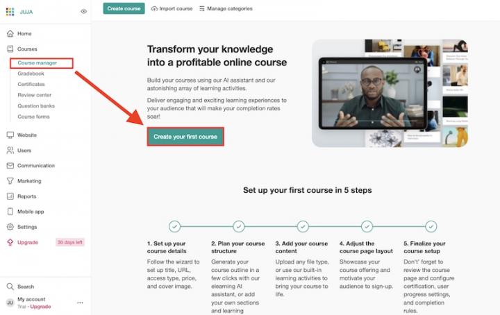 Create Course