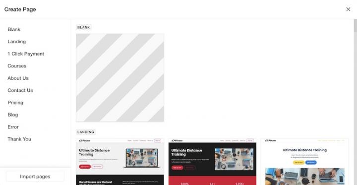 Create Pages