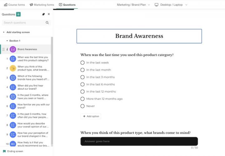 marketing Forms