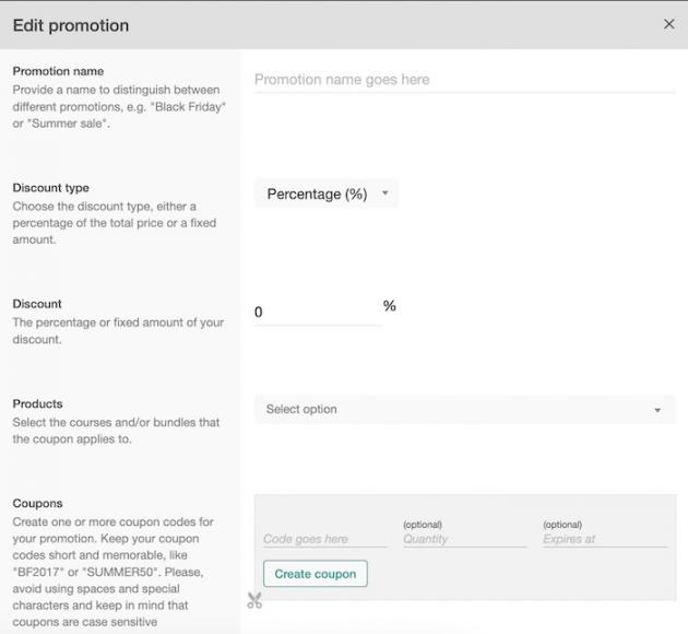 Promotions Coupons