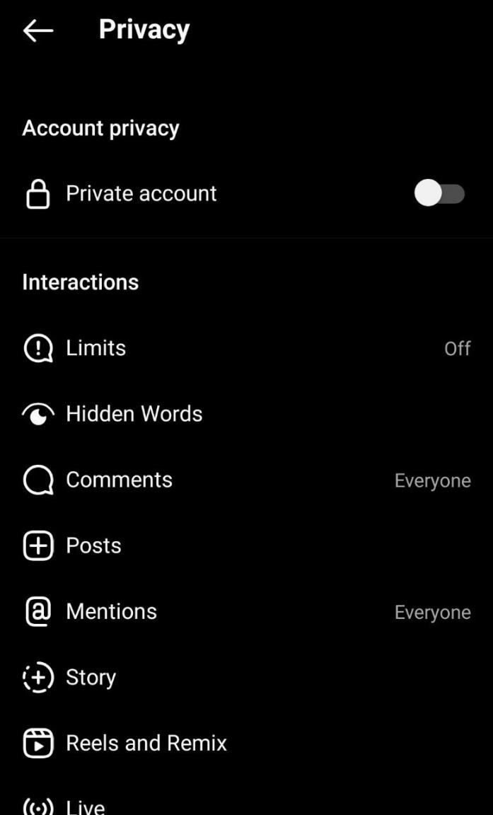 Keeping Your Instagram Profile Private