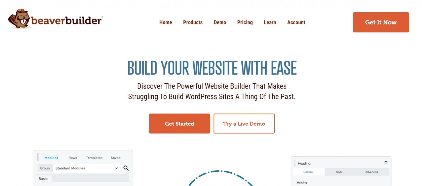 beaverbuilder - homepage