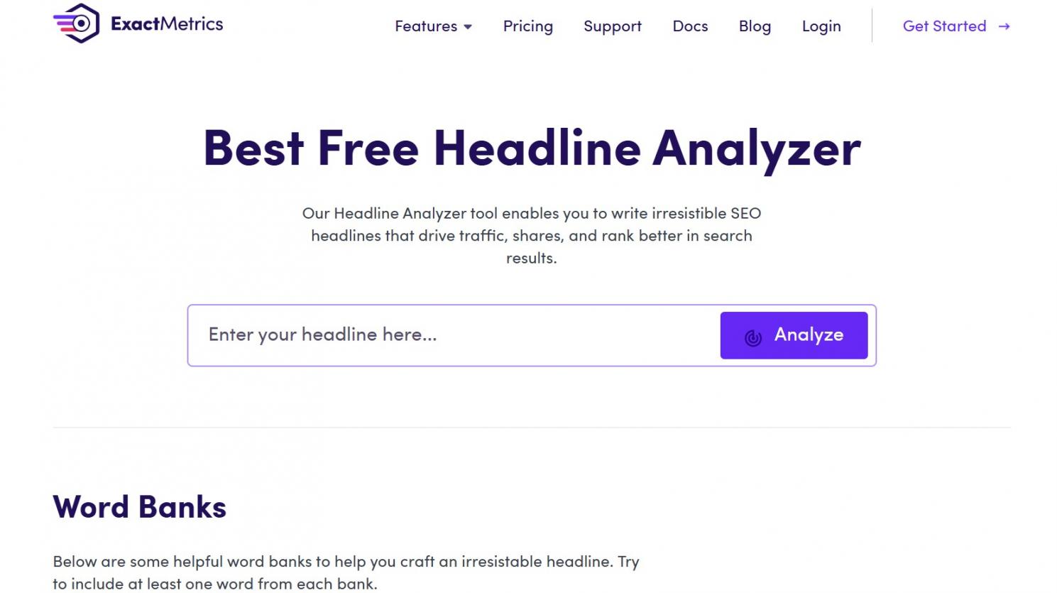 5 - Analyze headlines - ExactMetrics
