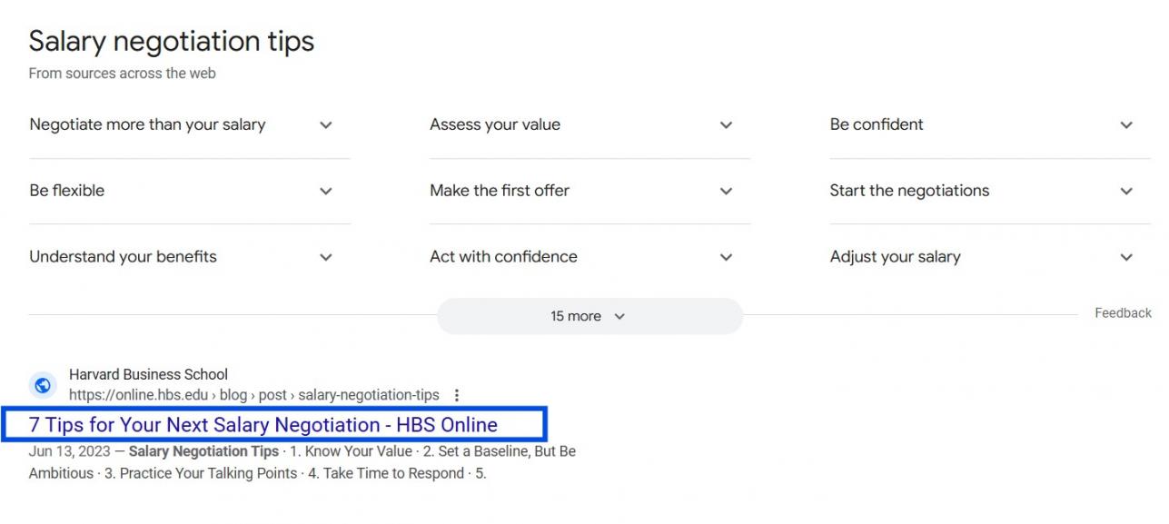 7 - Highlight the main benefit - Google