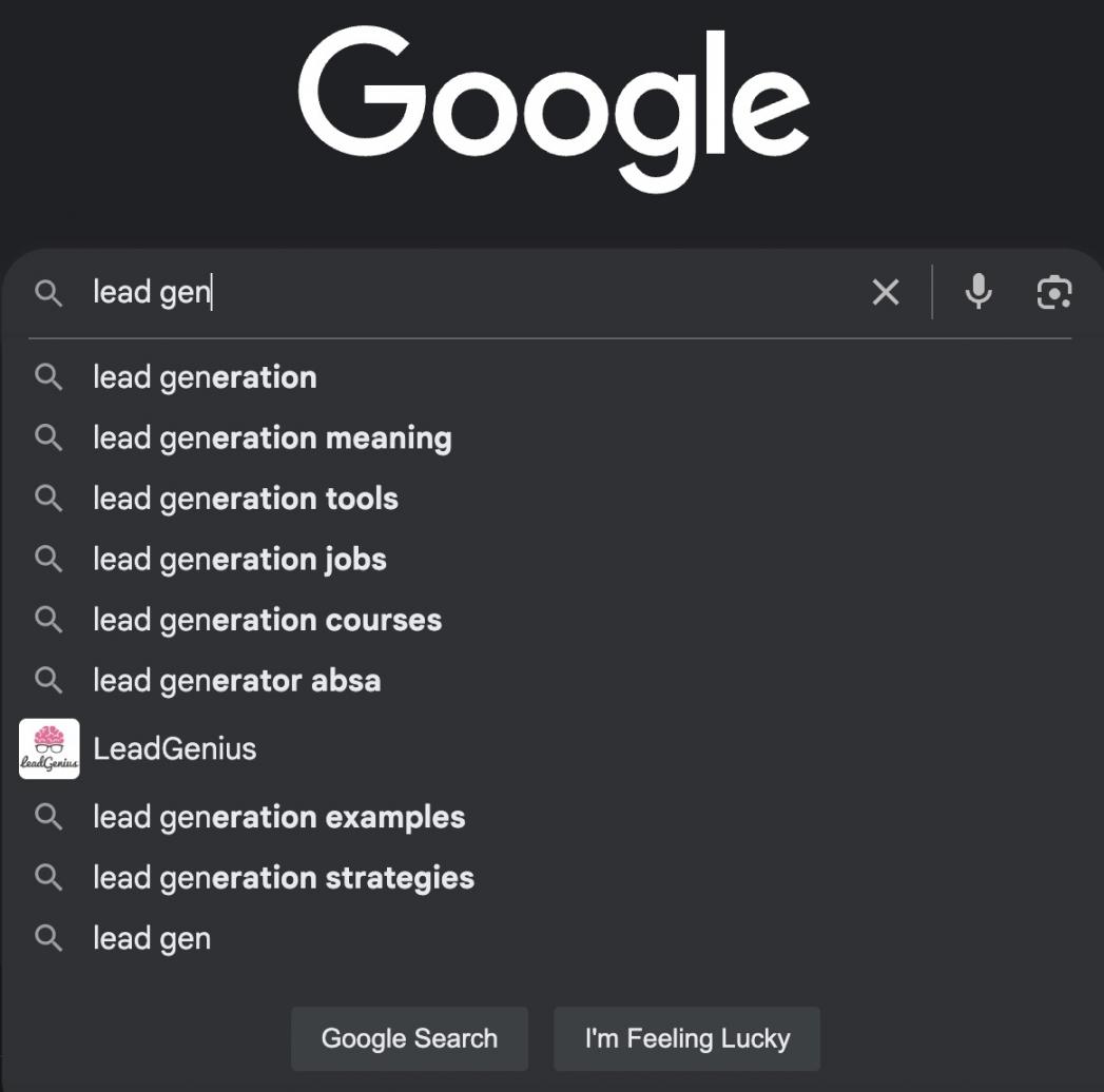 google auto complete