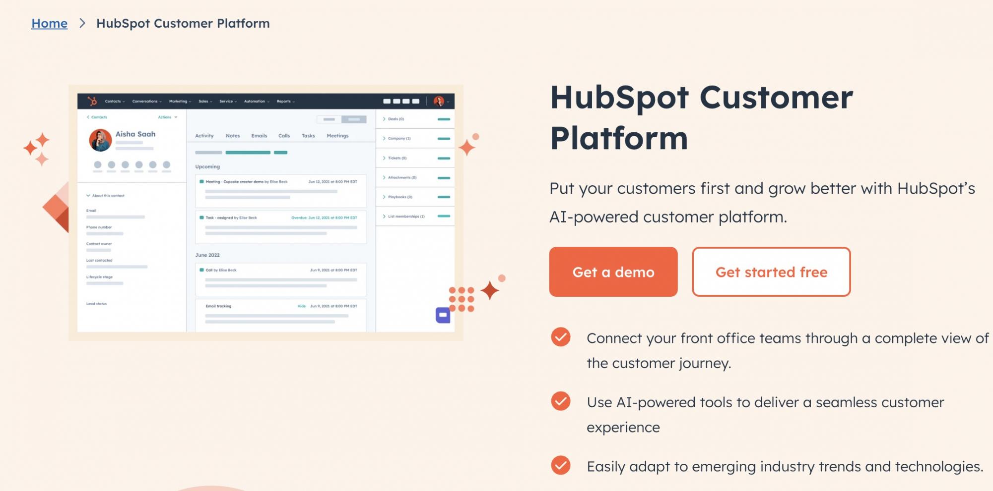 hubspot customer platform