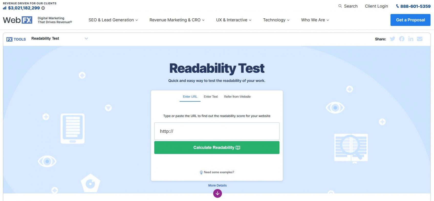 Readability Web FX
