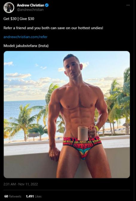 Andrew Christian Twitter