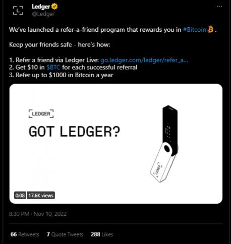 Ledger Referral Program