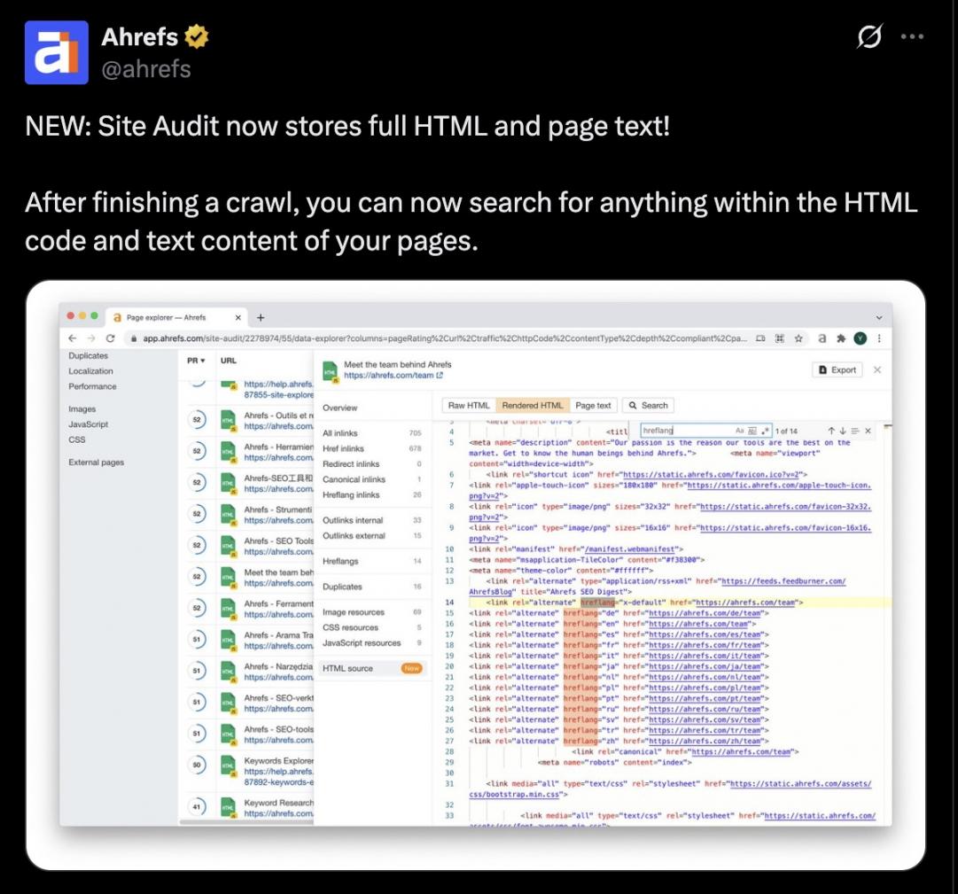 ahrefs twitter