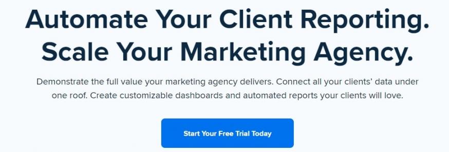 AgencyAnalytics Home Page