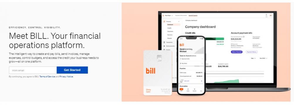 Bill homepage