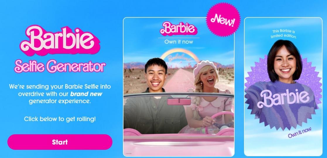 Barbie Selfie Generator