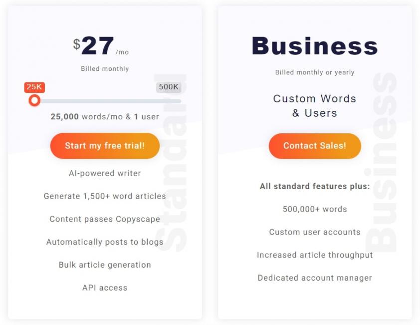 Article-Forge-Pricing