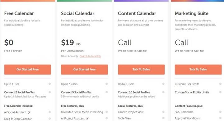 CoSchedule pricing